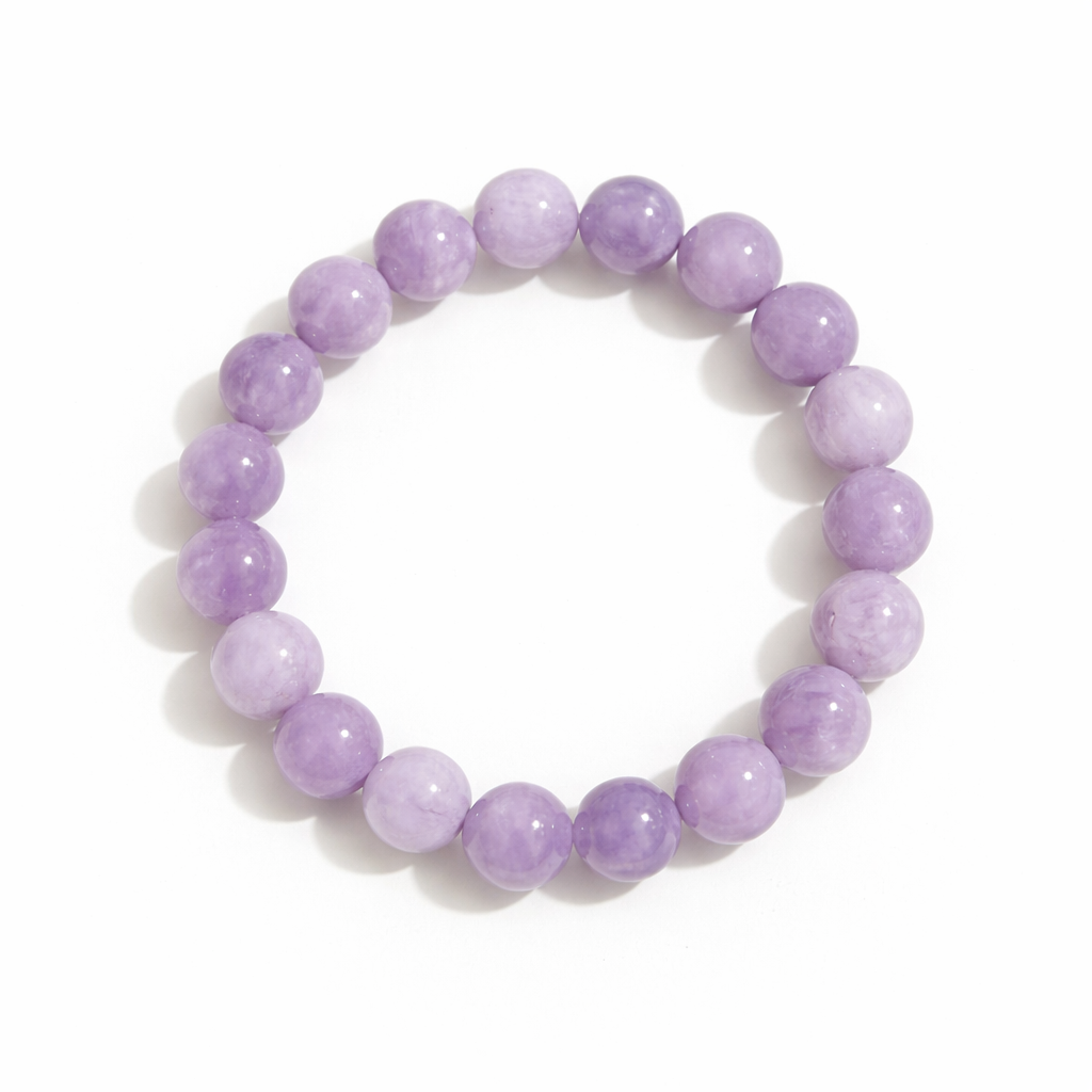 Bracelet en améthyste lavande
