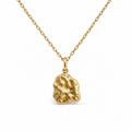 Collier pépite en or jaune 18 carats