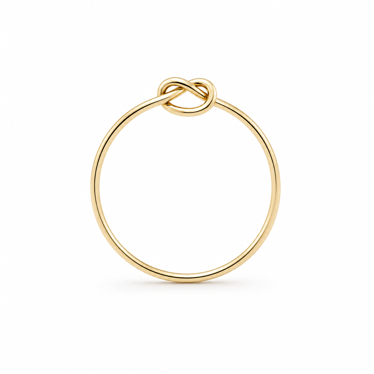 Bague nœud en or jaune 18 carats