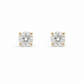 Puces d’oreilles en or jaune 18 carats