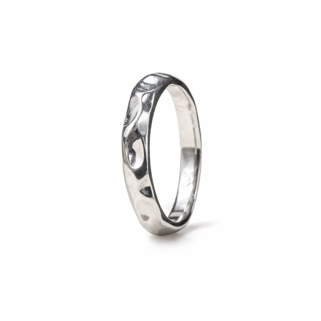 Bague Organique en Argent