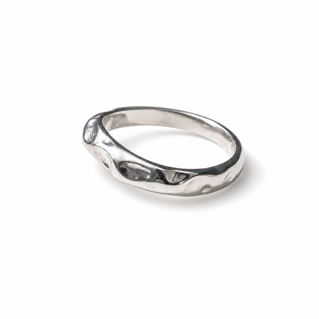 Bague Organique en Argent