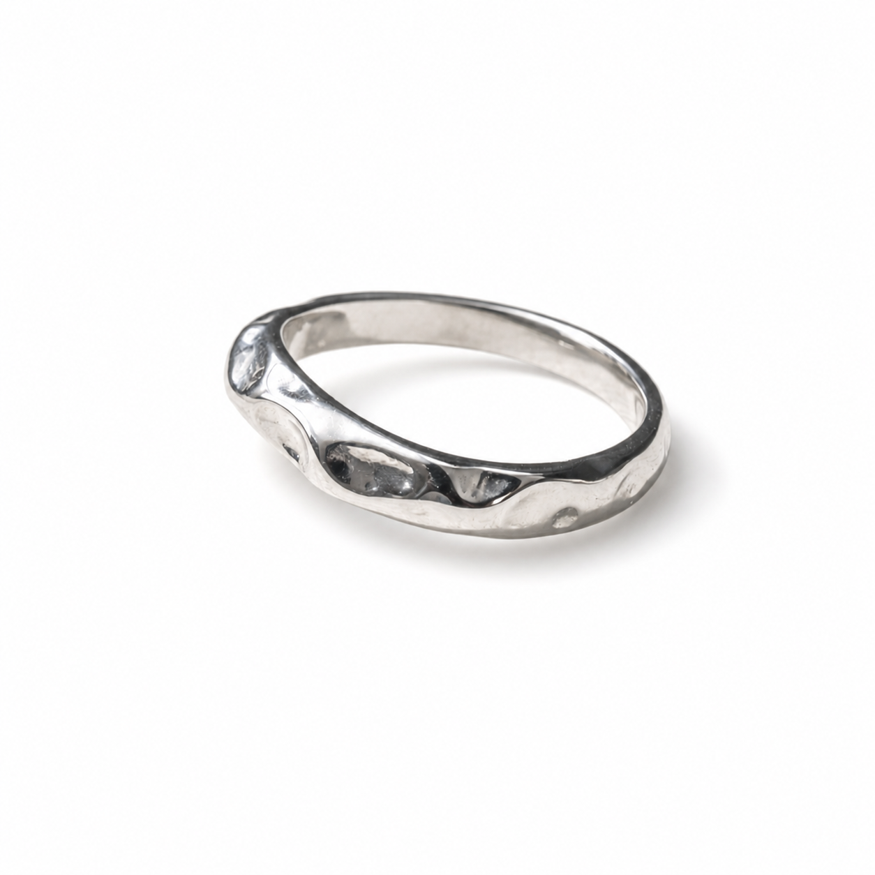 Bague Organique en Argent