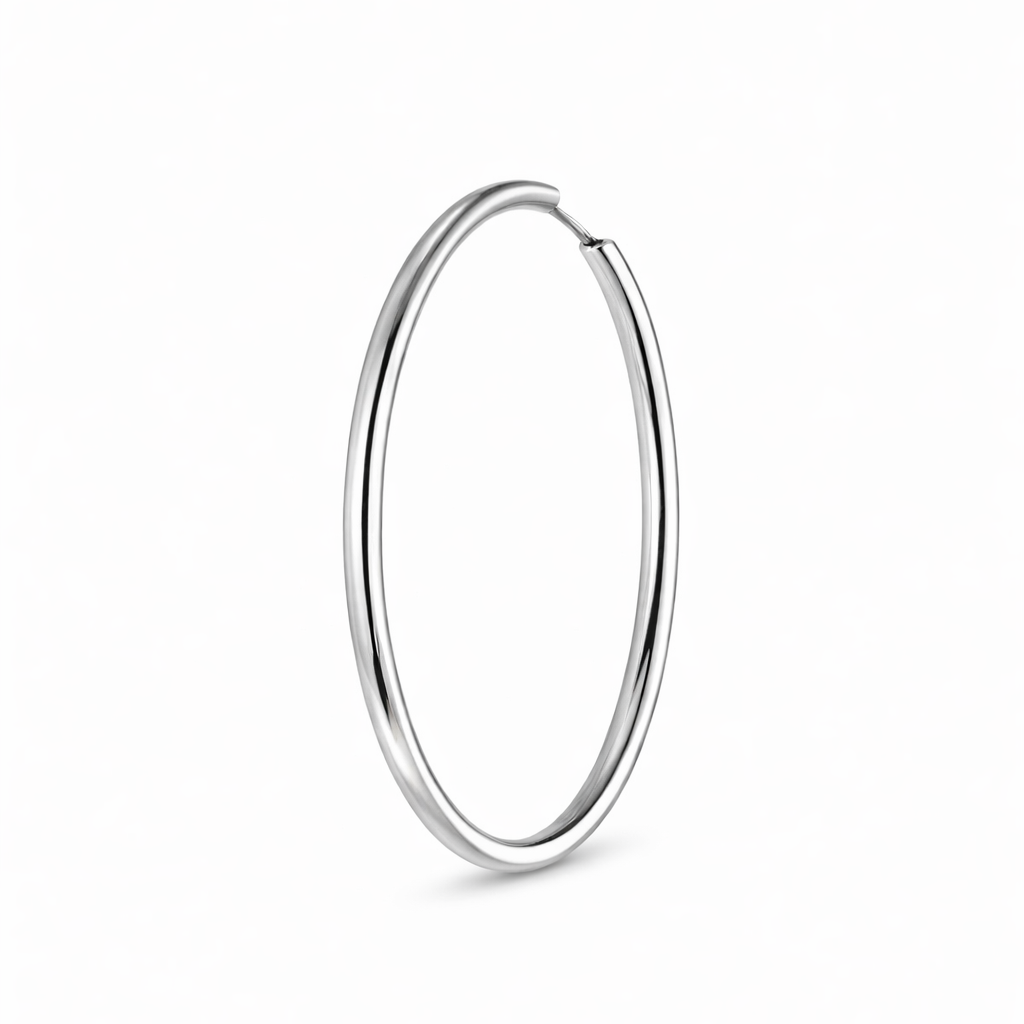 créoles en argent 925 – 24 mm