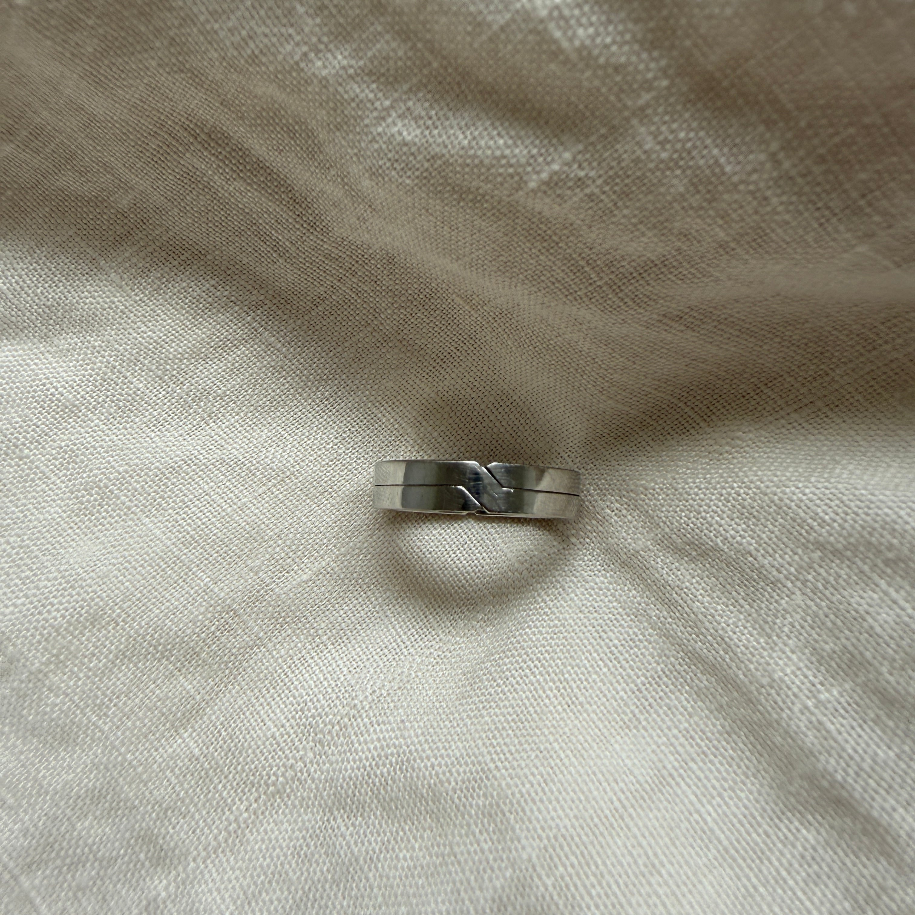 Bague homme en argent