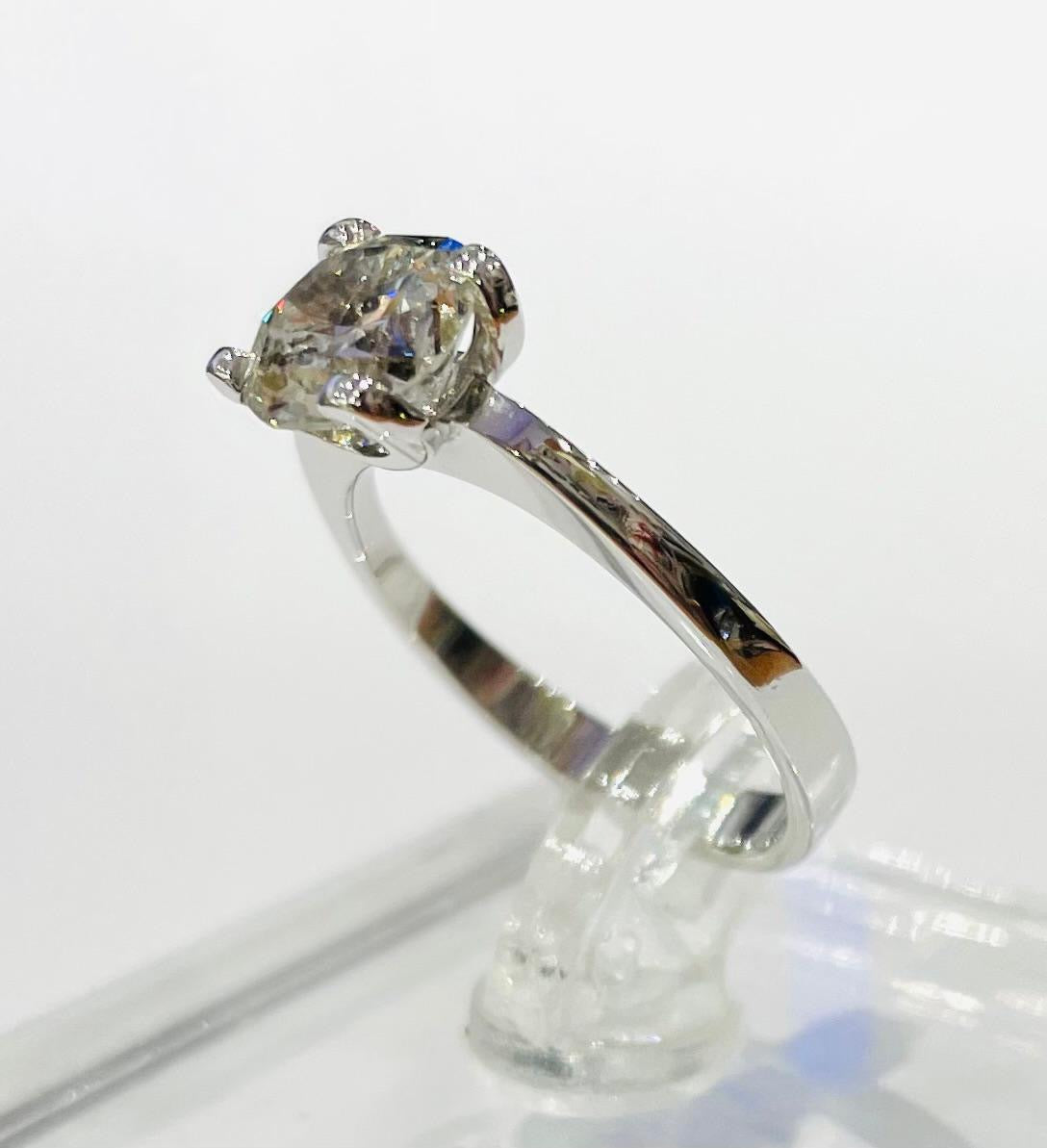 Bague solitaire, Diamant taille ancienne 1,60 ct